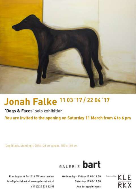 Jonah Falke opent eerste solo-expo Dogs & Faces - Jonah Falke Jonah Falke opent eerste solo-expo Dogs & Faces - Jonah Falke