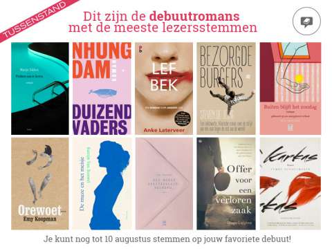 Stem Steven de Jong naar de shortlist Hebban Debuutprijs