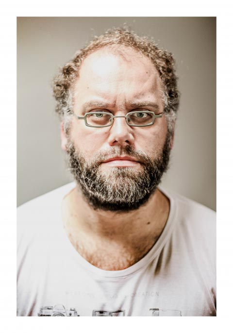 Joost VandeCasteele in de Kaaistudio's