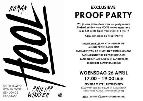 Kom naar de Proof Party van HOOL