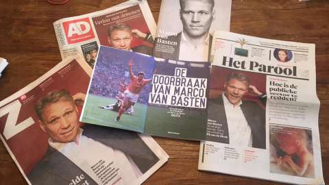 Autobiografie BASTA van Marco van Basten wordt internationale dramaserie