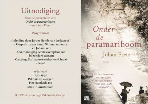 Boekpresentatie Johan Fretz - Onder de paramariboom