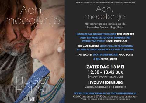Erik Jan treedt op tijdens boeklancering Ach, moedertje (Hugo Borst) - Erik Jan Harmens Erik Jan treedt op tijdens boeklancering Ach, moedertje (Hugo Borst) - Erik Jan Harmens