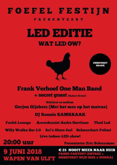 Seks, drank en literatuur op Foefel Festijn in Ulft