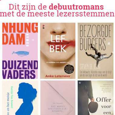 Stem Steven de Jong naar de shortlist Hebban Debuutprijs
